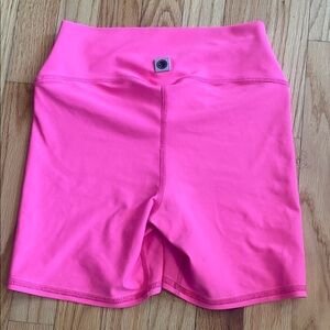 🩷FIVE🩷 Neon pink biker dance shorts